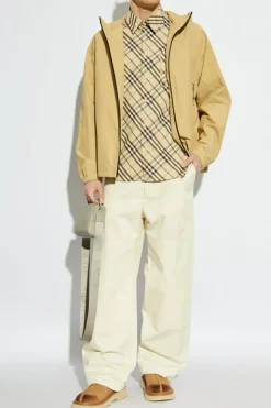 Burberry beżowy Koszula w kratę