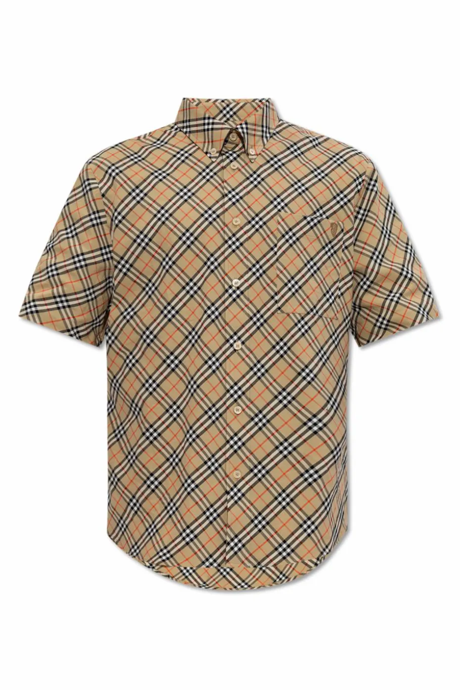 Burberry beżowy Koszula w kratę