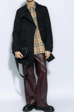 Burberry beżowy Koszula ze wzorem w kratę ‘Nova Check’