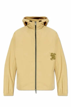 Burberry beżowy Kurtka z logo