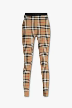 Burberry beżowy Legginsy ‘Belvoir’