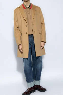 Burberry beżowy Polo z logo