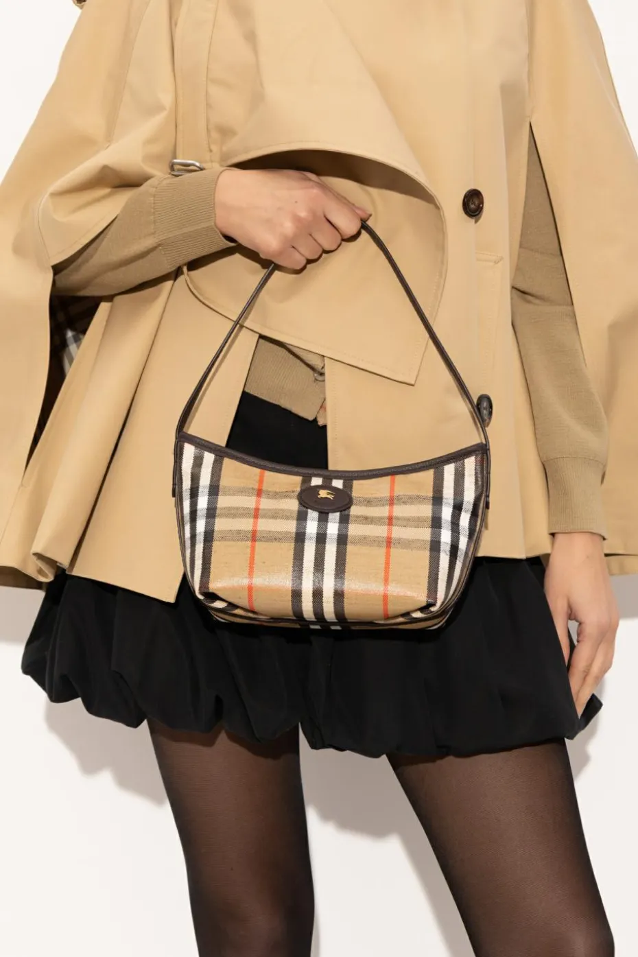 Burberry beżowy Torba na ramię `Highlands`