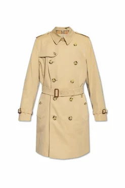 Burberry beżowy Trencz ‘Kensington Mid’