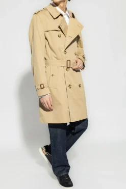 Burberry beżowy Trencz ‘Kensington Mid’