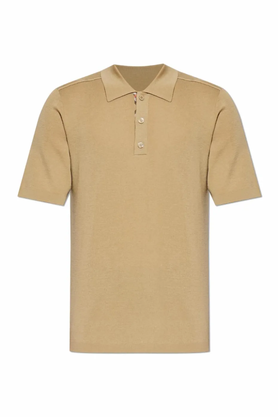 Burberry beżowy Wełniane polo