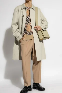 Burberry beżowy Wełniany sweter