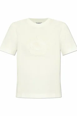 Burberry BIAŁY T-shirt z logo