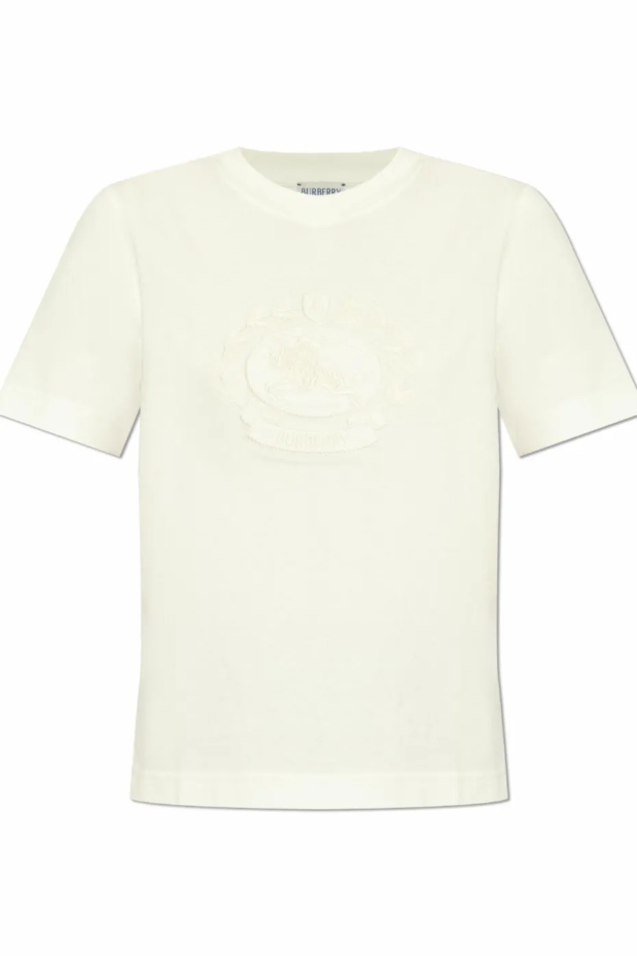 Burberry BIAŁY T-shirt z logo