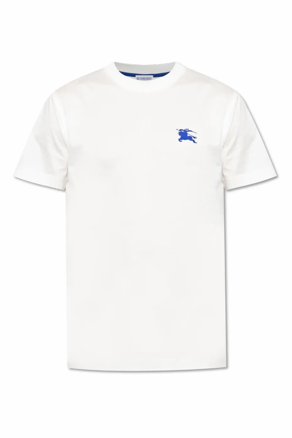 Burberry BIAŁY T-shirt z wyszytym logo