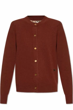 Burberry BORDO Kaszmirowy kardigan