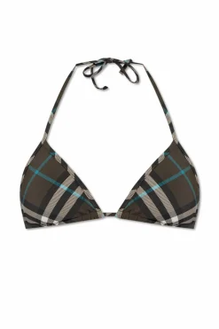 Burberry BRĄZOWY Góra od kostiumu kąpielowego