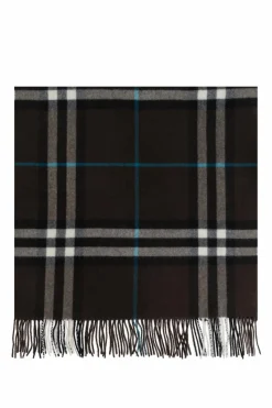 Burberry BRĄZOWY Kaszmirowy szal