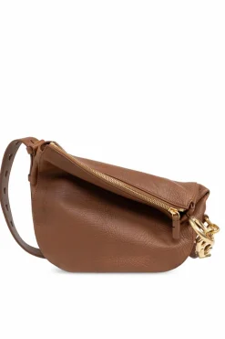 Burberry BRĄZOWY Torba na ramię `Knight Small`