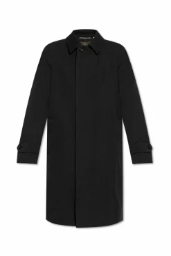 Burberry CZARNY Bawełniany trencz