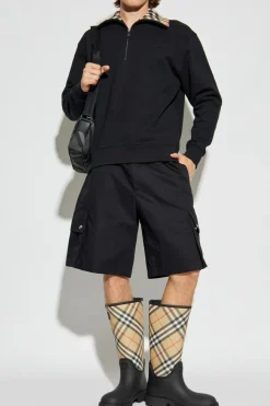 Burberry CZARNY Bluza z wyszytym logo