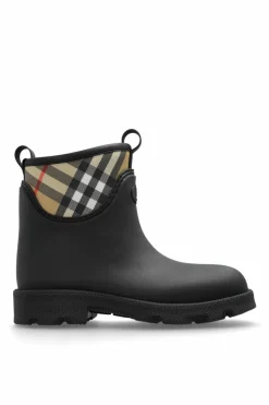 Burberry CZARNY Kalosze `Marsh Stamp`