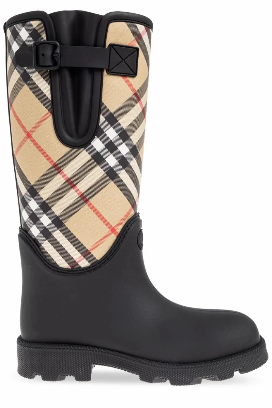 Burberry CZARNY Kalosze ze wzorem
