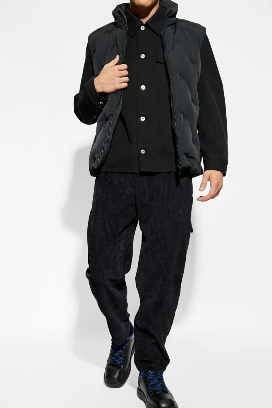 Burberry CZARNY Kamizelka z logo