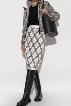 Burberry CZARNY Kaszmirowy top