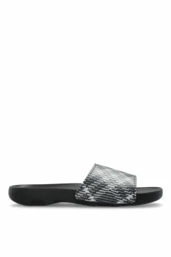 Burberry CZARNY Klapki `Dive`