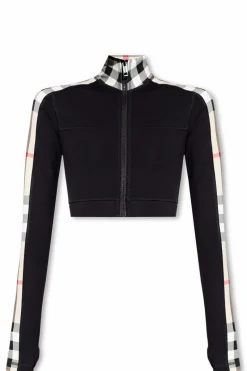 Burberry CZARNY Krótki top ‘Cynthia’