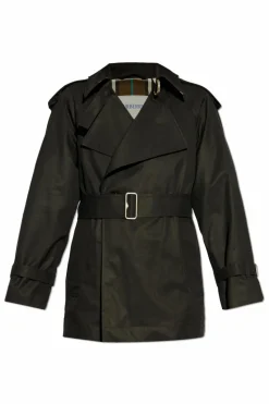 Burberry CZARNY Krótki trencz