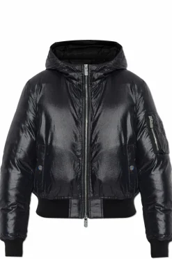 Burberry CZARNY Kurtka puchowa z kapturem