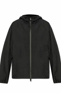 Burberry CZARNY Kurtka w kratę