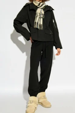 Burberry CZARNY Kurtka z kapturem