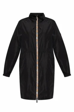 Burberry CZARNY Parka