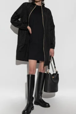 Burberry CZARNY Parka