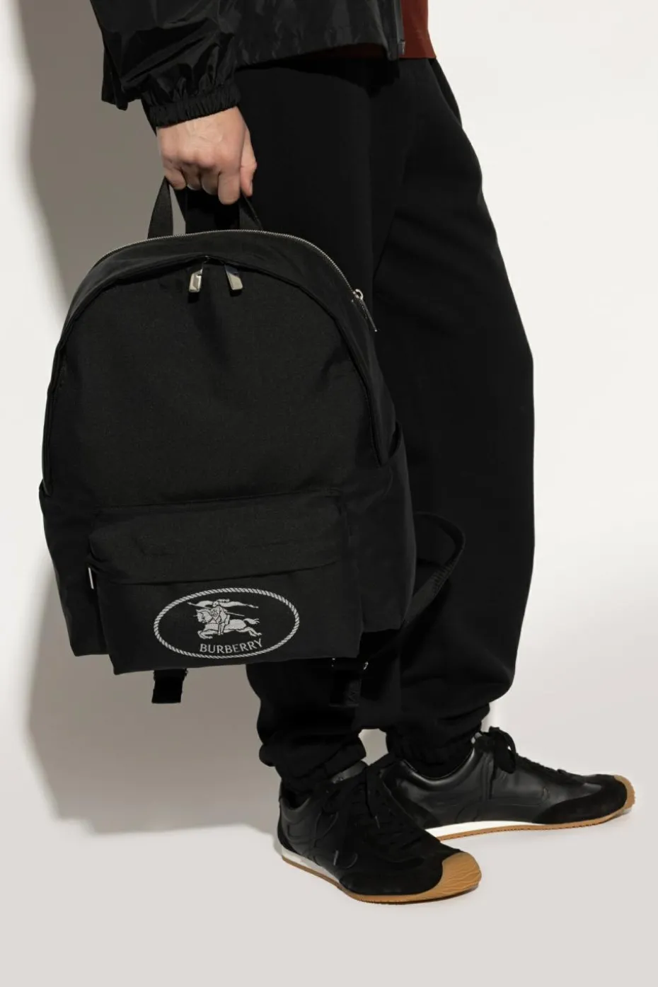 Burberry CZARNY Plecak `Orkney`