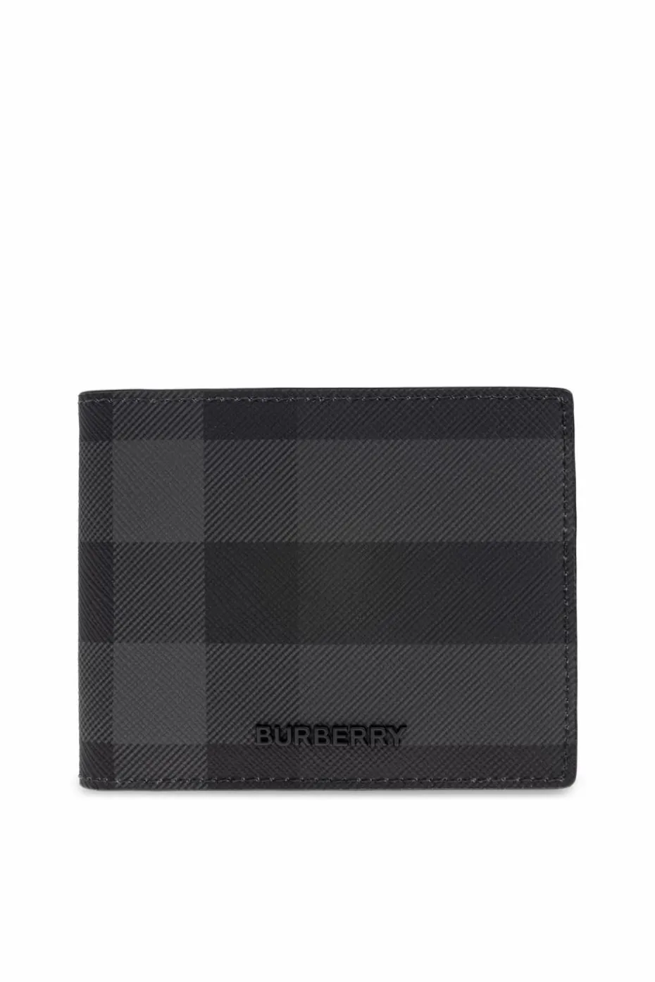 Burberry CZARNY Portfel z wypukłym logo