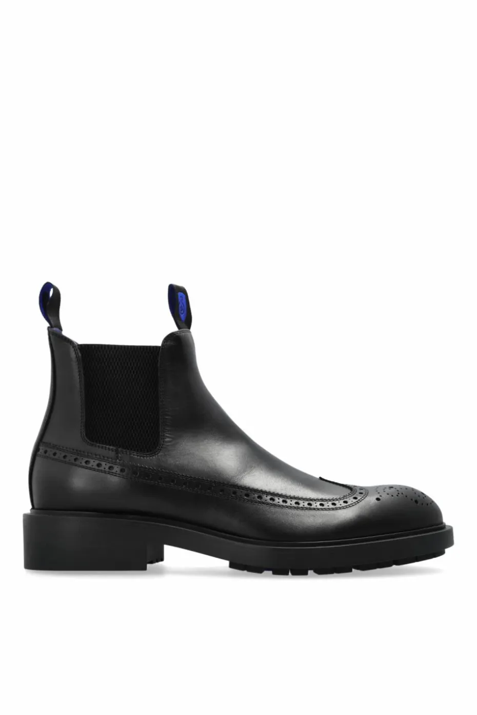 Burberry CZARNY Skórzane buty za kostkę