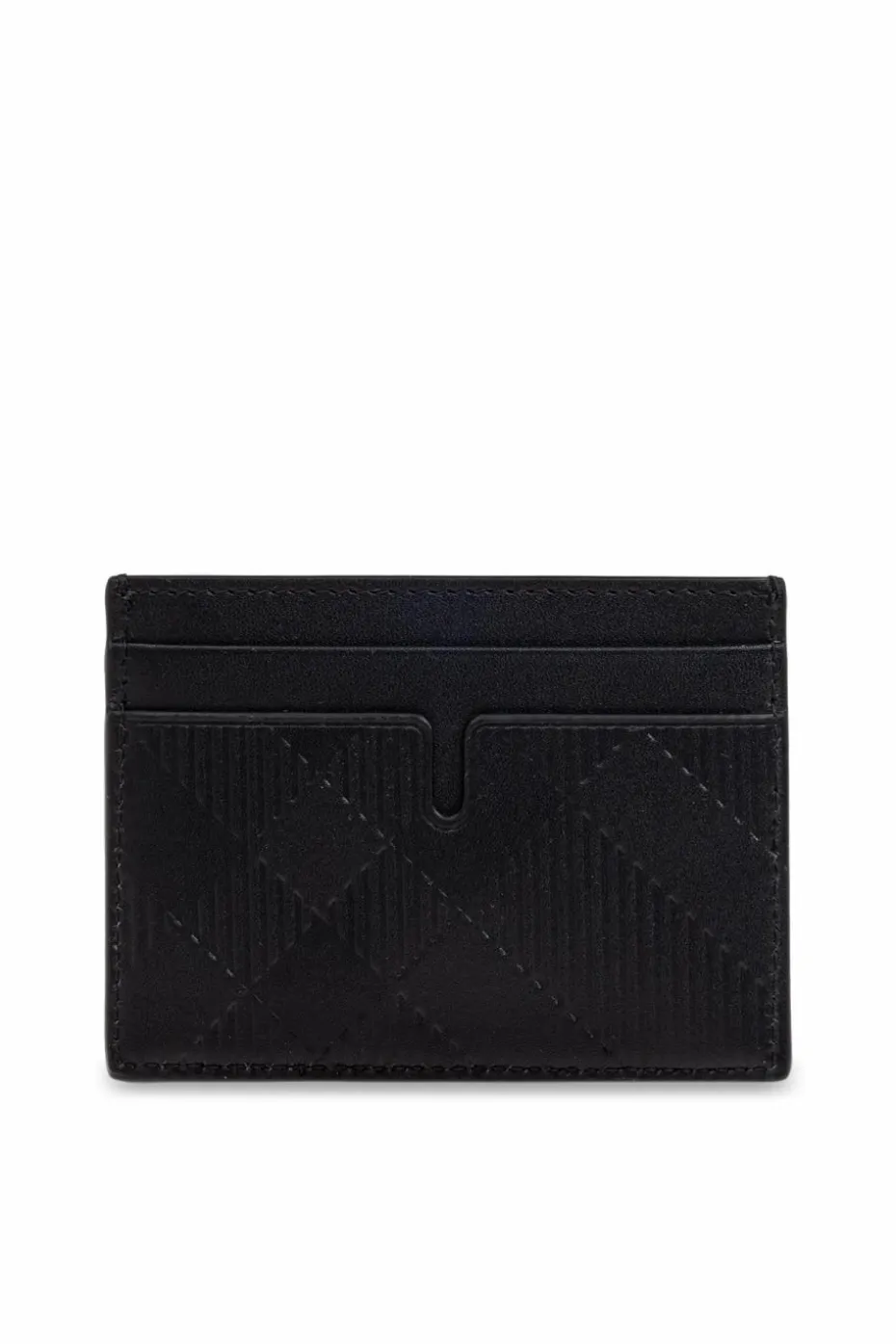 Burberry CZARNY Skórzane etui na karty