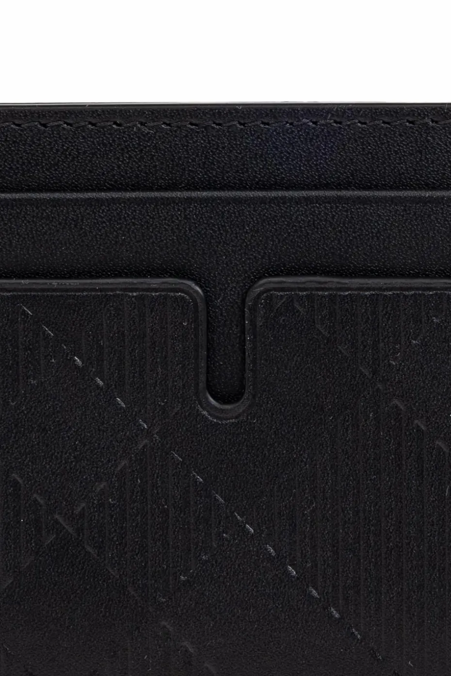Burberry CZARNY Skórzane etui na karty