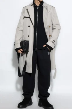 Burberry CZARNY Spodnie dresowe z nadrukowanym logo