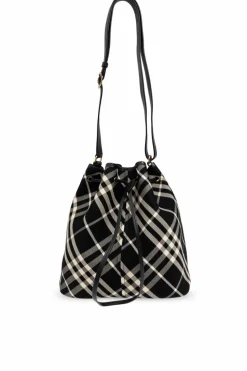 Burberry CZARNY Torba na ramię typu ‘bucket’