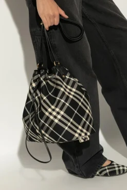 Burberry CZARNY Torba na ramię typu ‘bucket’