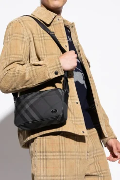 Burberry CZARNY Torba na ramię `Grid Slim`