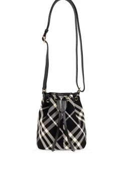 Burberry CZARNY Torba na ramię typu `bucket`