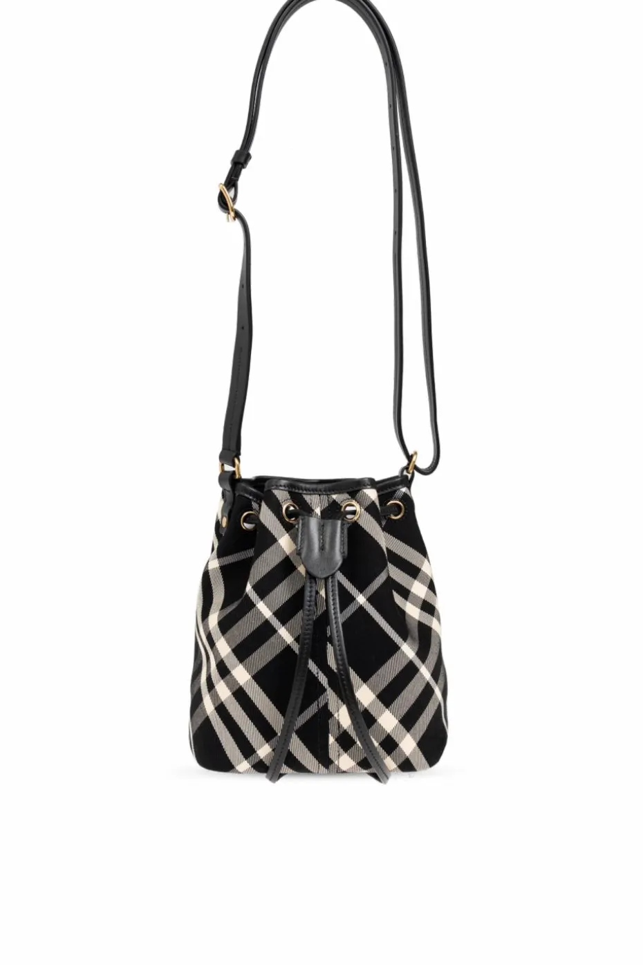 Burberry CZARNY Torba na ramię typu `bucket`