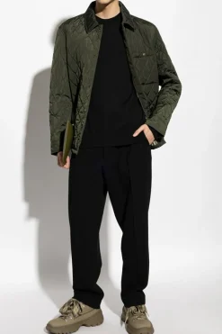 Burberry CZARNY Wełniany sweter