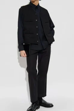 Burberry CZARNY Zwężane spodnie