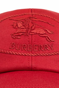 Burberry CZERWONY Czapka z daszkiem z logo