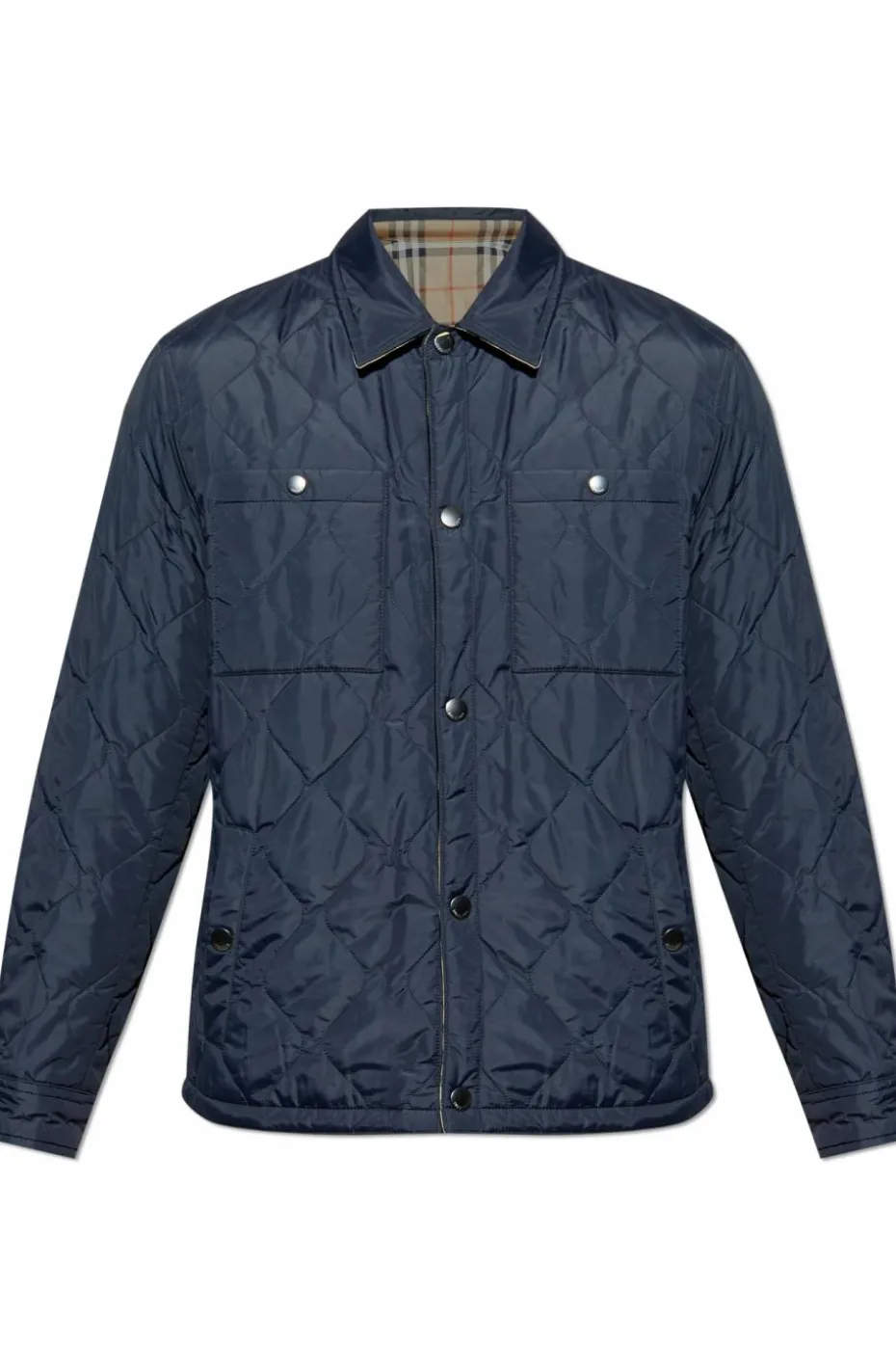 Burberry GRANATOWY Dwustronna kurtka `Brighton`
