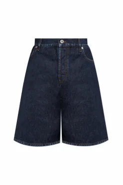 Burberry GRANATOWY Jeansowe szorty