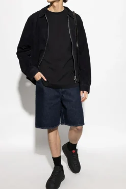 Burberry GRANATOWY Jeansowe szorty