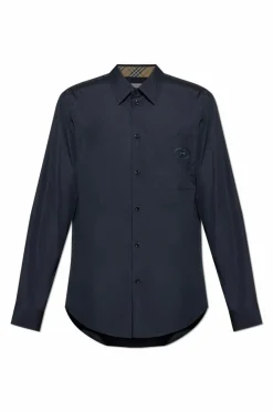 Burberry GRANATOWY Koszula z logo